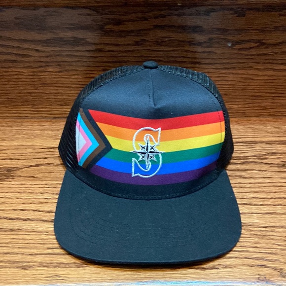 Seattle Mariners Accessories Seattle Mariners Pride Week Baseball Capnwot Rare And Limited